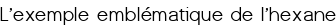 L'exemple emblématique de l'hexane